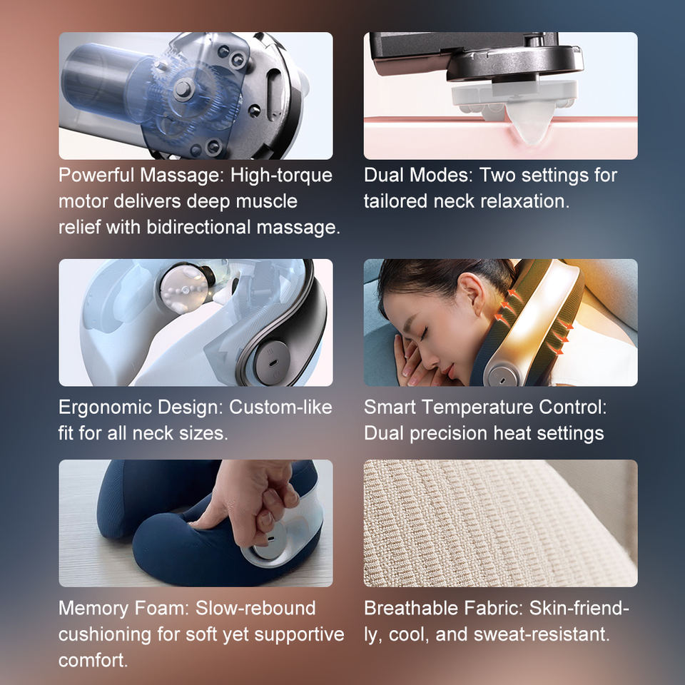 U-Shaped Rechargeable Neck Massager™